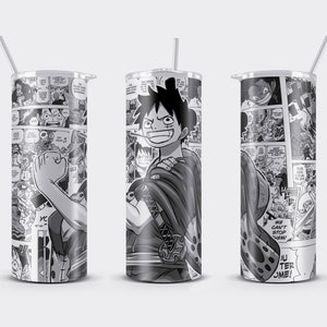 Anime Manga 20oz Tumbler dritto PNG Wrap