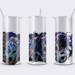Anime Manga  20oz Straight Tumbler PNG Wrap