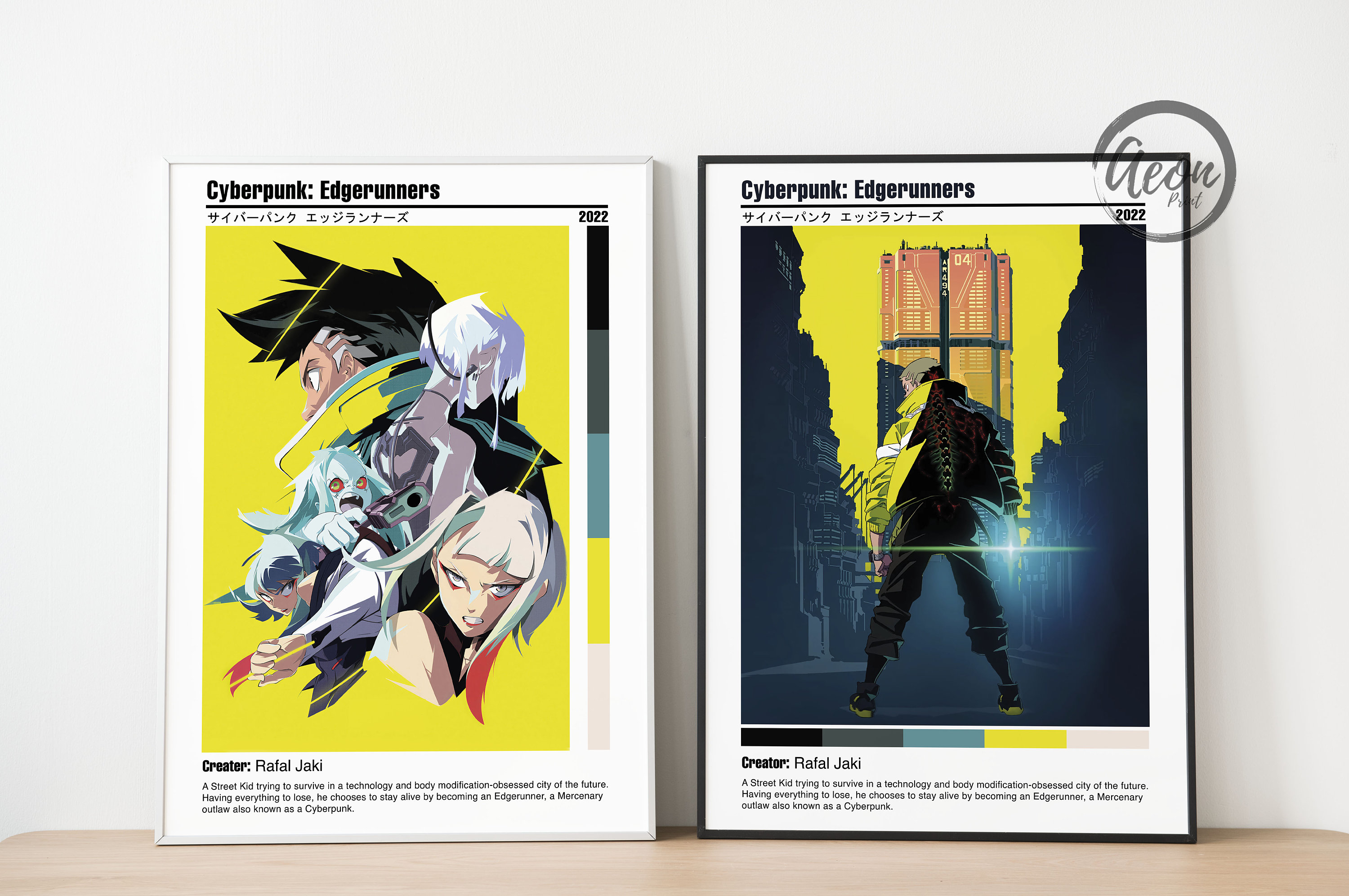 Cyberpunk: Edgerunners Anime David Home Decor Painting Living Poster (42x30  cm)