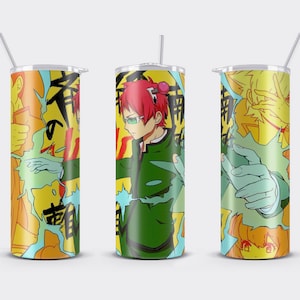 Anime Manga  20oz Straight Tumbler PNG Wrap