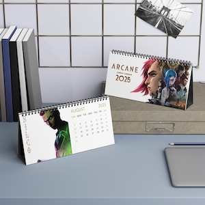 Anime-bureaukalender 2025 | Bureaukalender 2025 | Anime | Kalender 2025 | Anime-kalender