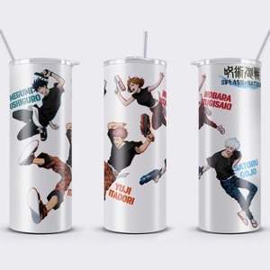Anime Manga  20oz Straight Tumbler PNG Wrap