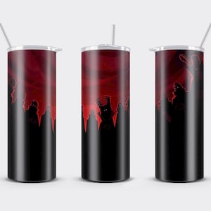 Anime Manga  20oz Straight Tumbler PNG Wrap