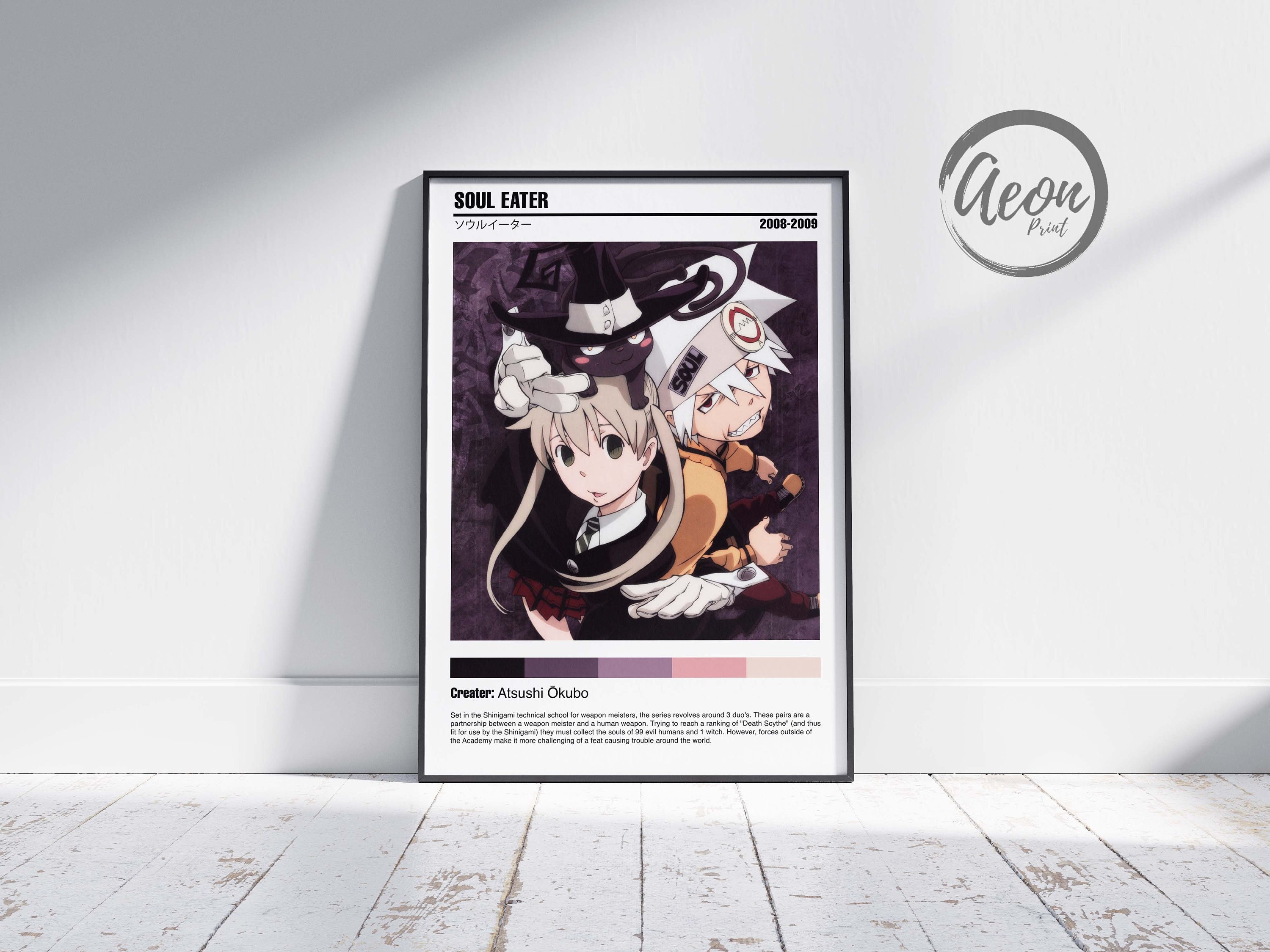 Anime Soul Eater Poster Classic Cartoon Paper Printed Painting Home Decor  Wall Art For Fans Room