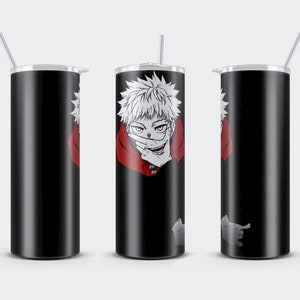 Anime Manga  20oz Straight Tumbler PNG Wrap