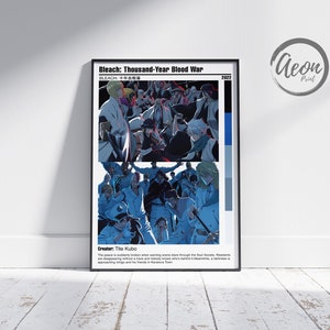 Anime Manga Poster _ Minimalist Anime Poster _ Minimalist Poster _ Retro Vintage Art Print _ Wall Art Decor