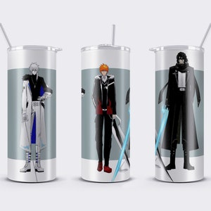 Anime Manga  20oz Straight Tumbler PNG Wrap