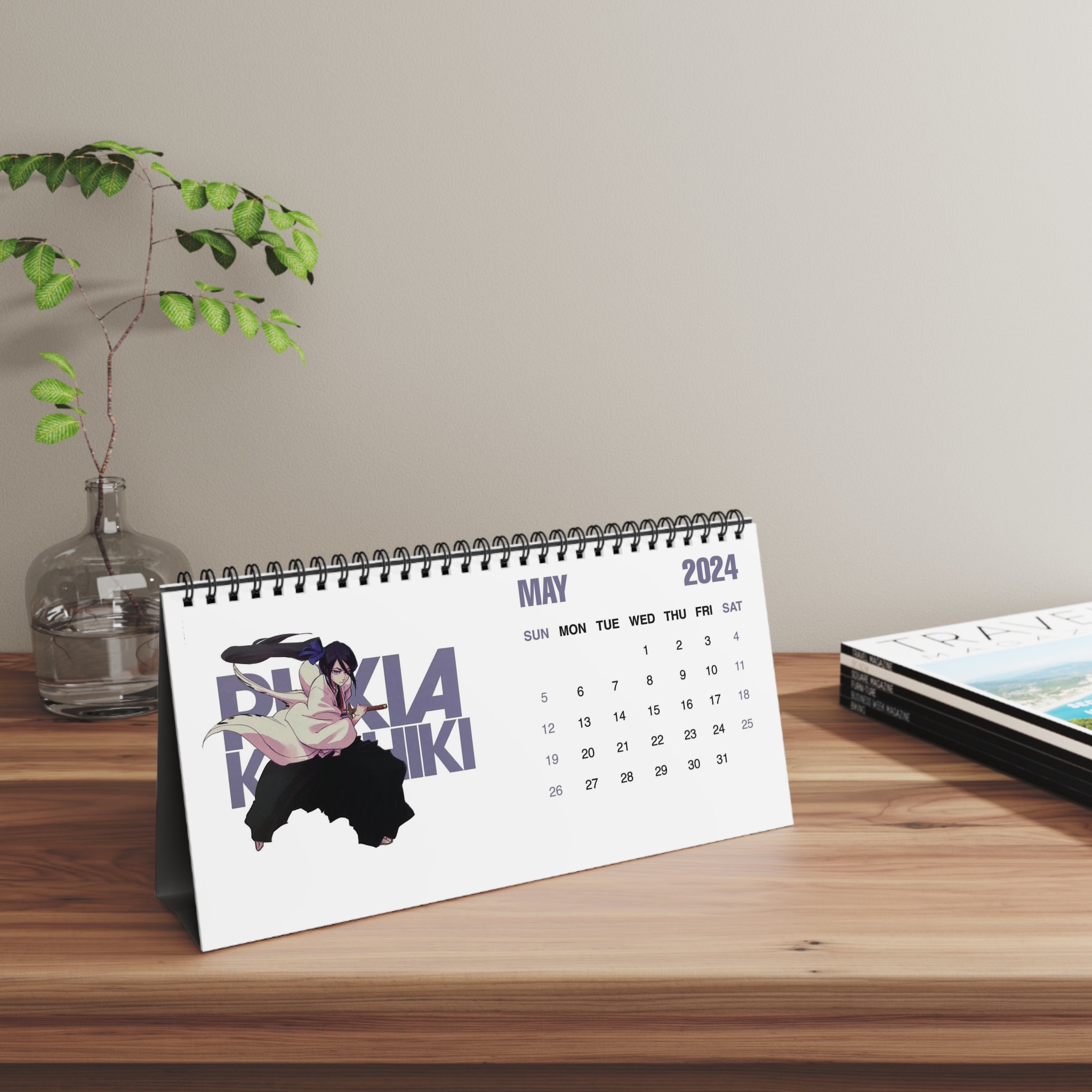 2024 Anime Desk Calendar 2024 Desk Calendar Anime 2024 Calendar