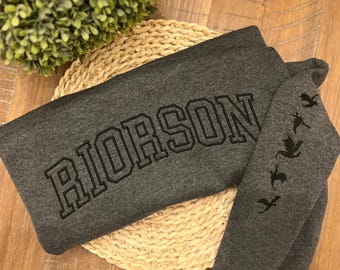 Riorson Fourth Wing Sweatshirt embroidered
