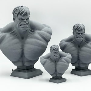 The Hulk Bust Statue Bruce Banner Green Mean Machine