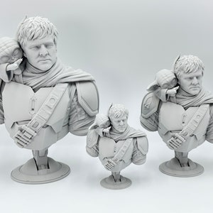 Estatua coleccionable de Star Wars Jedi de El Mandaloriano y Grogu