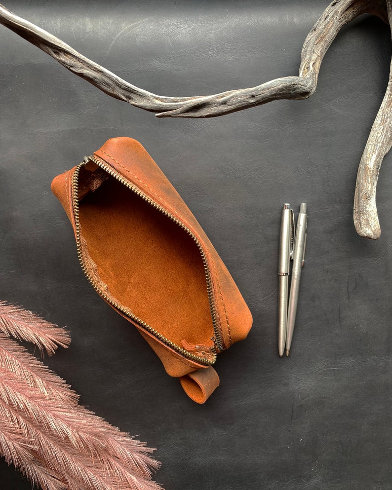 Leather Handmade Pencil Case Pattern Leather Pen Case PDF Leather