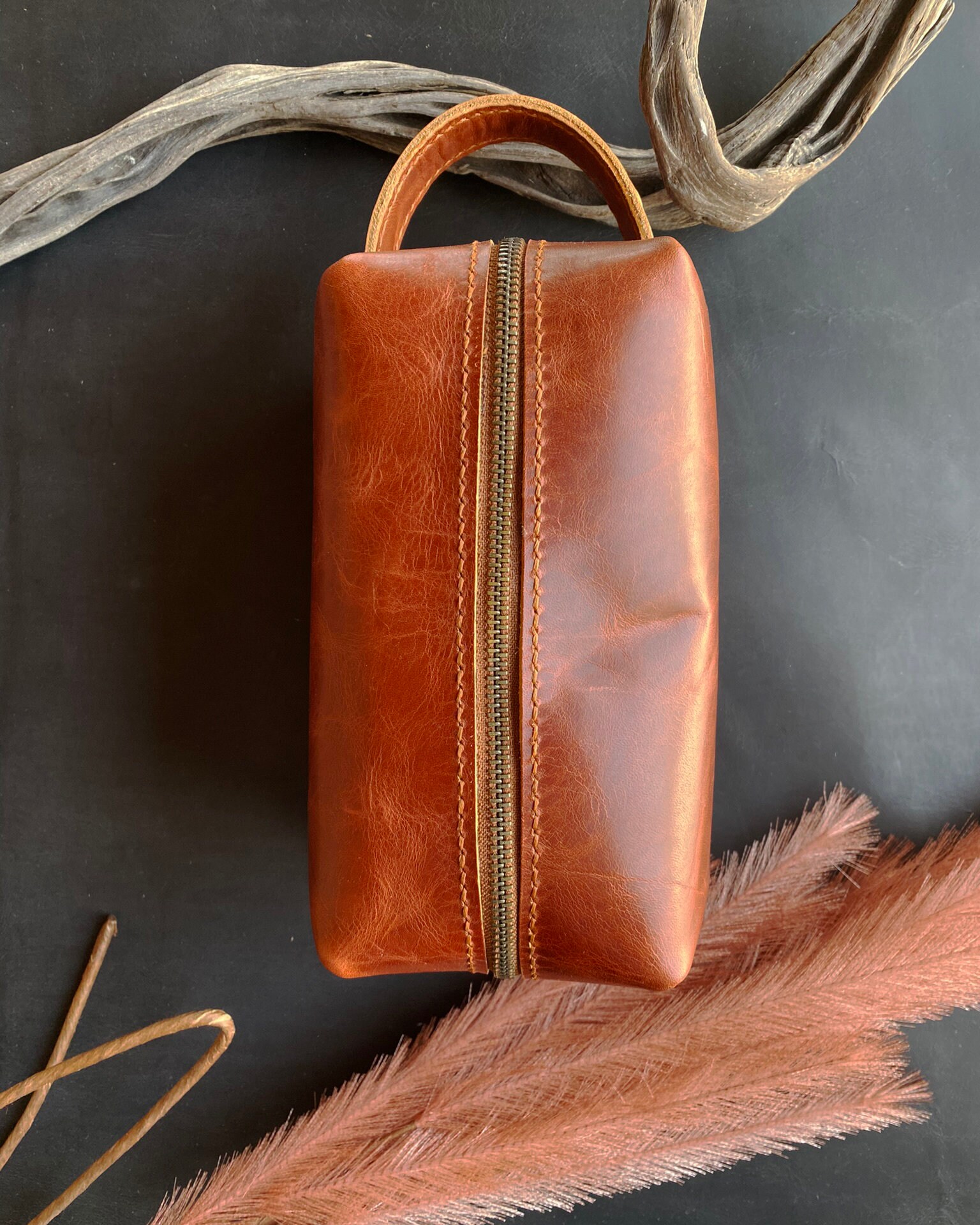 Leather Dopp Kit Men Toiletry Bag Pattern Pdf Download Bag Pattern ...