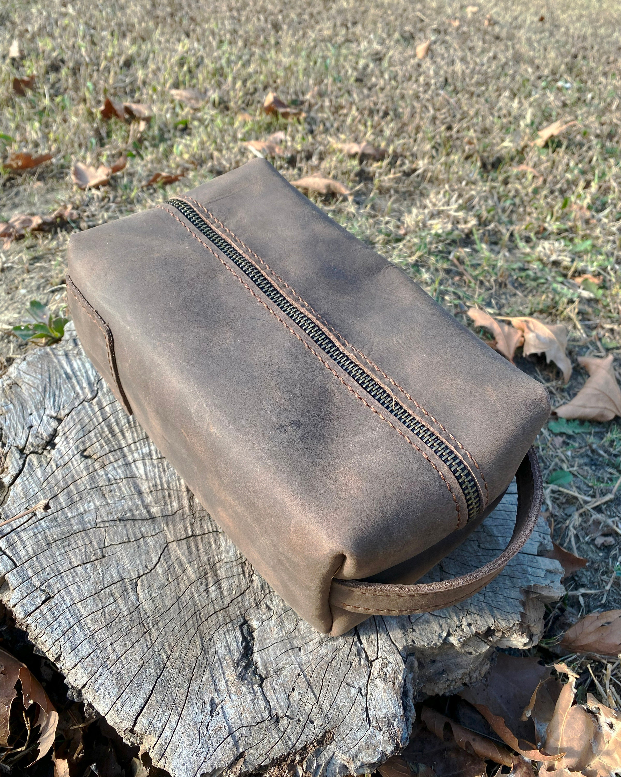 Leather Dopp Kit Men Toiletry Bag Pattern Pdf Download Bag Pattern ...