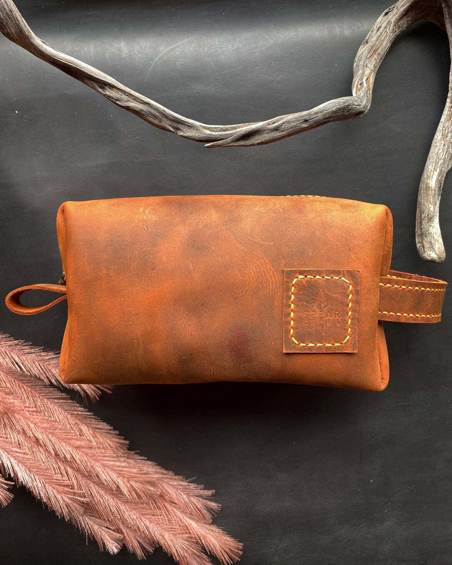 Leather Dopp Kit Men Toiletry Bag Pattern Pdf Download Bag Pattern ...