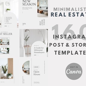 Real Estate Instagram Templates | Real Estate Templates, Real Estate Social Media, Real Estate Marketing, Instagram Template Real Estate