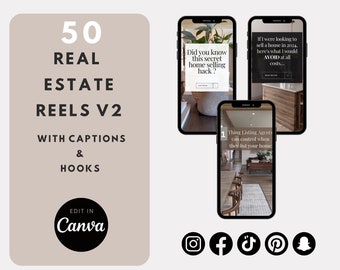 50 Real Estate Reels: 2024 Marketing Templates