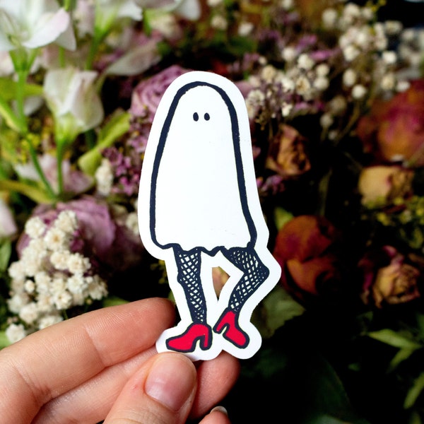 Fancy Gespenst-Sticker || Halloween