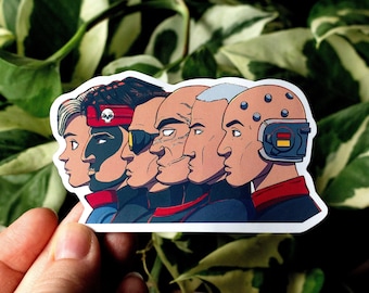 The Bad Batch Sticker || matte || Omega, Hunter, Tech, Wrecker, Crosshair and Echo