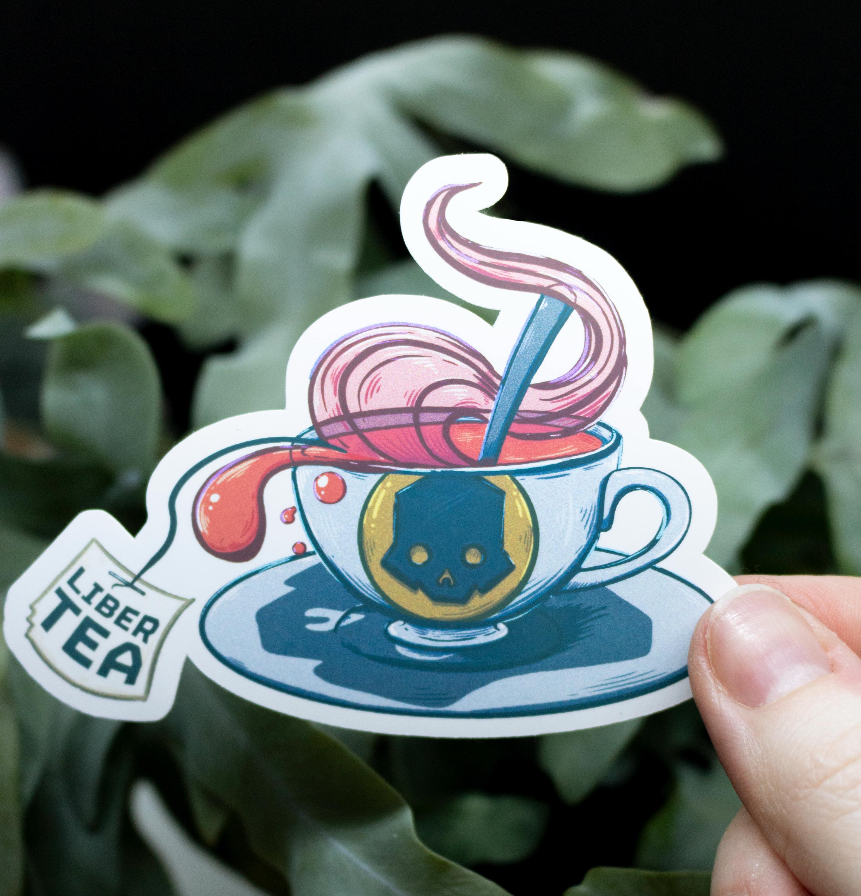 Sweet Liber-tea || matte sticker || Helldivers