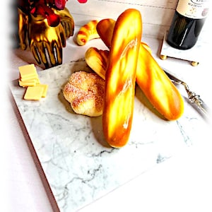 Carrera Marble Platter-Tagliere in marmo- Vassoio in marmo- Piatto da portata in marmo - Lastra Bakers in marmo bianco - Tavola da pasticceria in marmo bianco