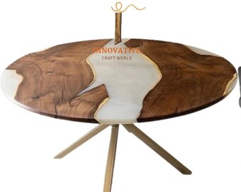 Round epoxy dining table, round epoxy table, Round black epoxy table, round epoxy coffee table, Round epoxy river table, Round Coffee table