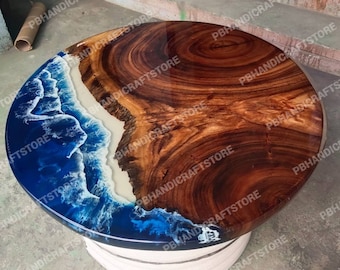 Round epoxy dining table, round epoxy table, Round black epoxy table, round epoxy coffee table, Round epoxy river table, Round Coffee table