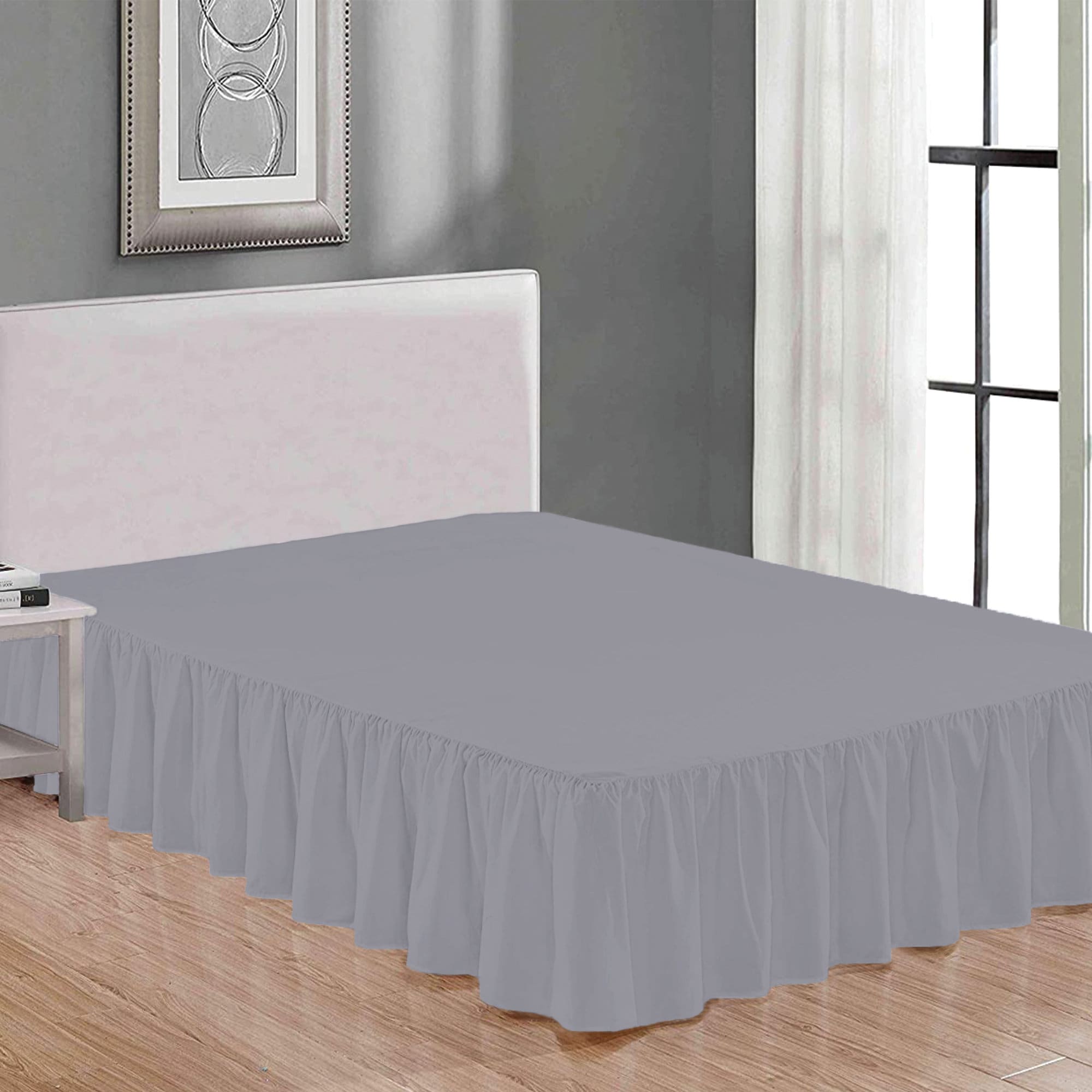 Frilled Valance Bed Sheet in 100 Egyptian Cotton Fabricbed Etsy UK