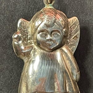 Sterling Silver 925 Angel Charm Pendant