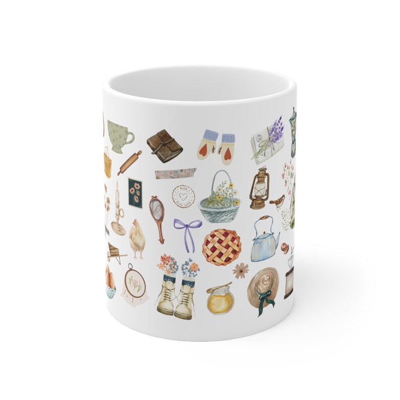 Cottagecore Farm Life Mug: Homemaker Gift, Christian Mom Coffee Cup image 6