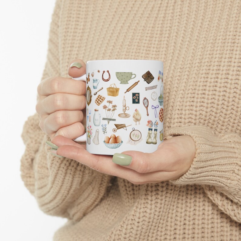 Cottagecore Farm Life Mug: Homemaker Gift, Christian Mom Coffee Cup image 10