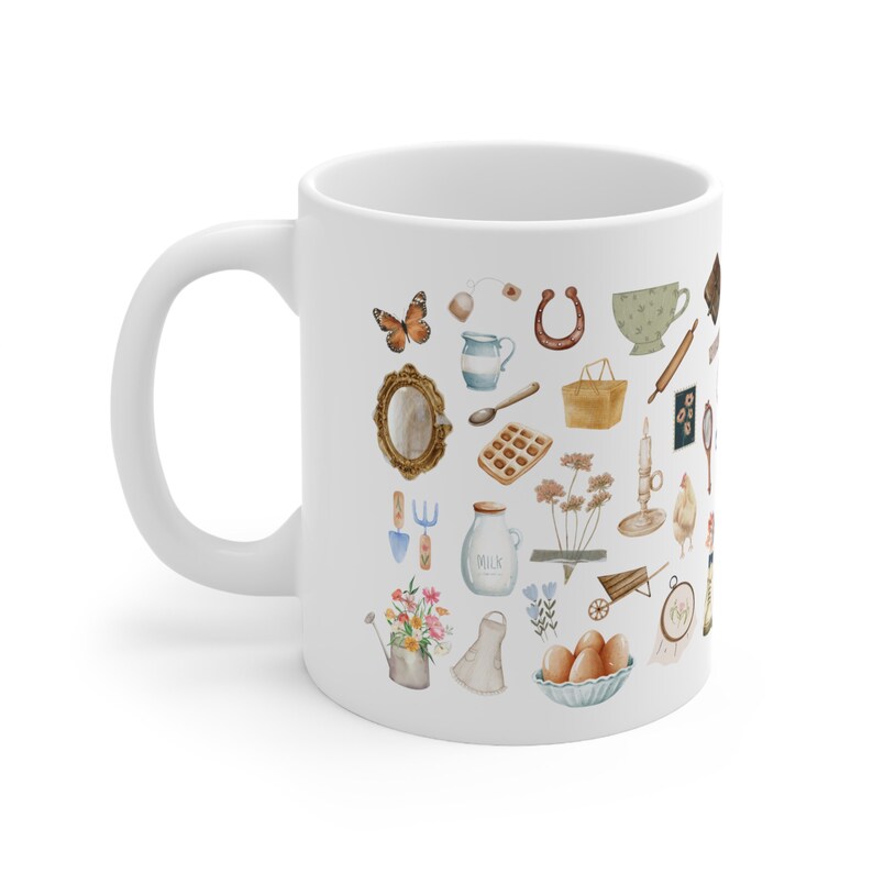 Cottagecore Farm Life Mug: Homemaker Gift, Christian Mom Coffee Cup image 7