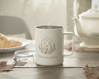 Homemaker Stainless Steel Insulated Coffee Mug - 10 oz Travel Mug