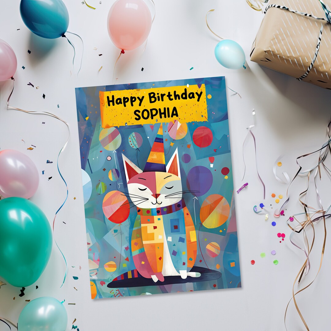 Personalized Printable Birthday Card Gift for Birthday, Best Friend ...