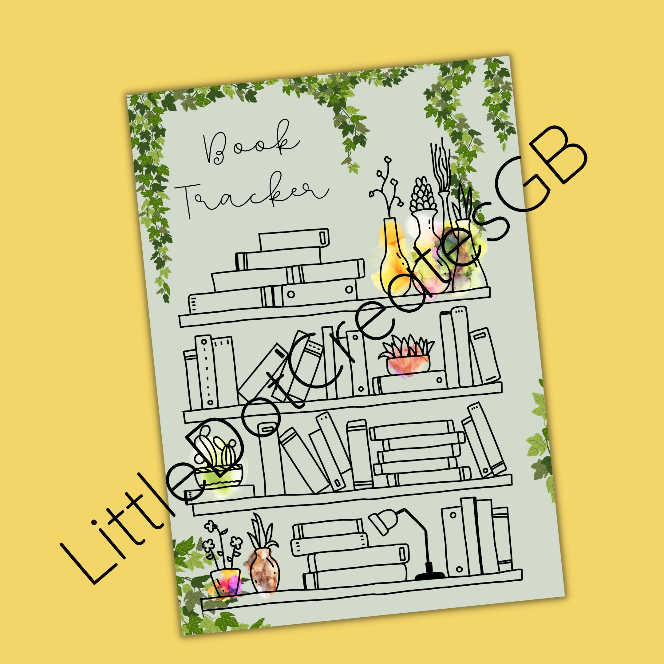Book Tracker Printable, Reading Log Digital Download - Etsy
