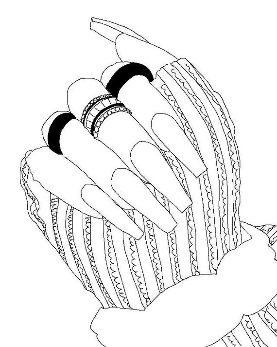 nail polish coloring pages