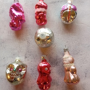 USSR Christmas tree decoration СССР ёлочные игрушки