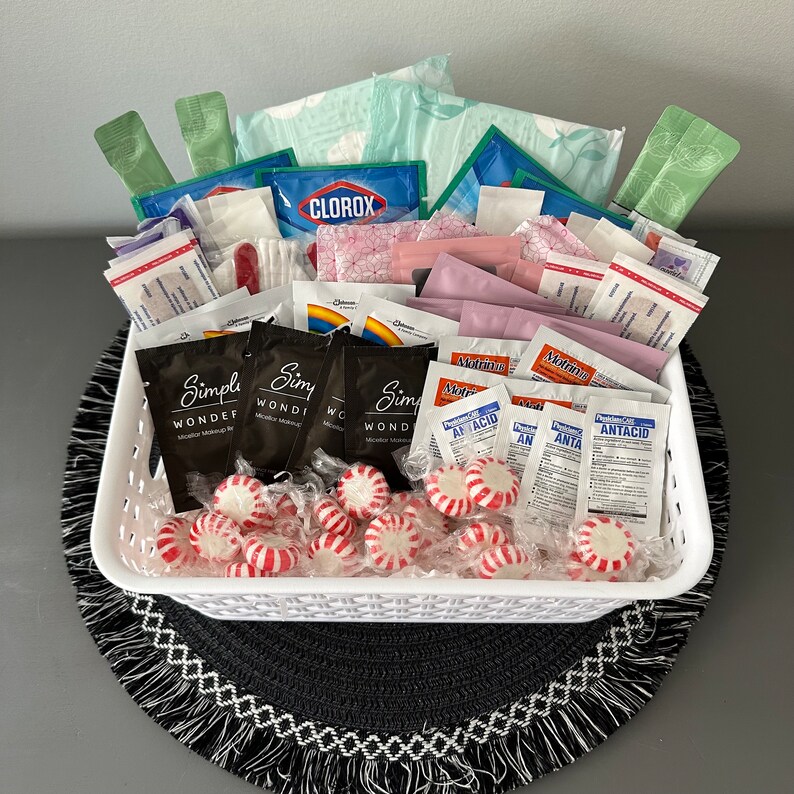 Wedding Amenity Basket Just in Case Products for Guest Etsy