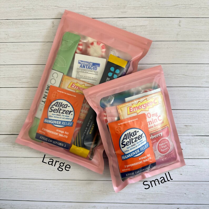 Hangover Recovery Kit Pre Packaged Weddings Travel Etsy