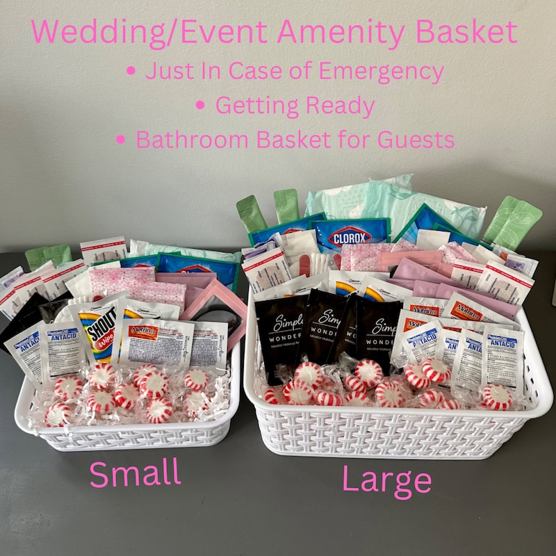 Wedding Bathroom Basket - Etsy