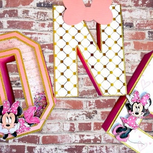 3D Buchstaben, Party Dekoration, Benutzerdefiniertes Dekor, Geburtstag Buchstaben, 3D Initialen