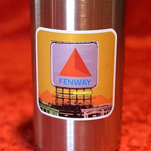 Boston Red Sox Citgo Sign Sticker: Fenway Park Yellow Vinyl Decal