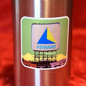 Boston Red Sox Citgo Sign Sticker: Fenway Park Green Vinyl Decal