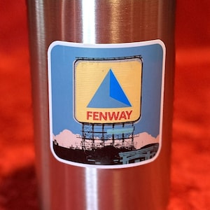 Boston Red Sox Citgo Sign Sticker: Fenway Park Light Blue Vinyl Decal