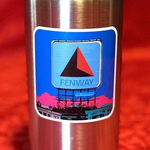 Boston Red Sox Citgo Sign Sticker: Fenway Park Blue Vinyl Decal