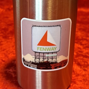 Boston Red Sox Citgo Sign Sticker: Fenway Park Pink Vinyl Decal