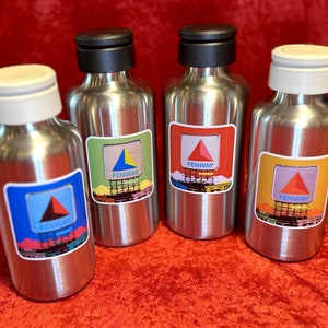 Boston Red Sox Citgo Sign Vinyl Stickers, Fenway Park, Retro Boston (6 Pack)