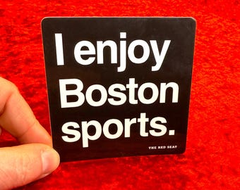Boston Sports Fan Decal Pack - Set Of 5 Vinyl Graphics, "Boston Strong" Theme (Pair)
