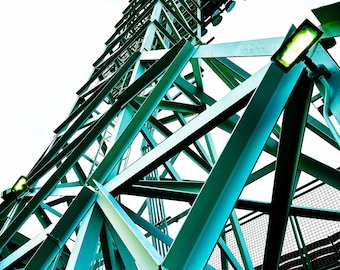 Fenway Park Light Tower Photo | Boston Red Sox Stadium Art Print