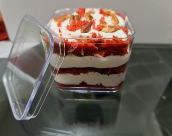 Red Velvet Cheesecake Jar